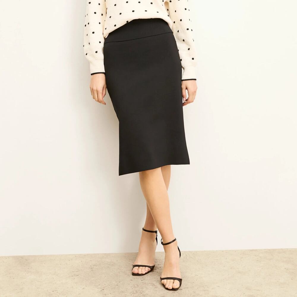 M.M. LAFLEUR Harlem skirt black Jardigan Knit small